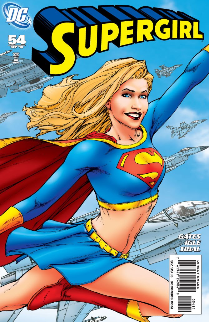 it certainly is a different look than the smiling supergirl